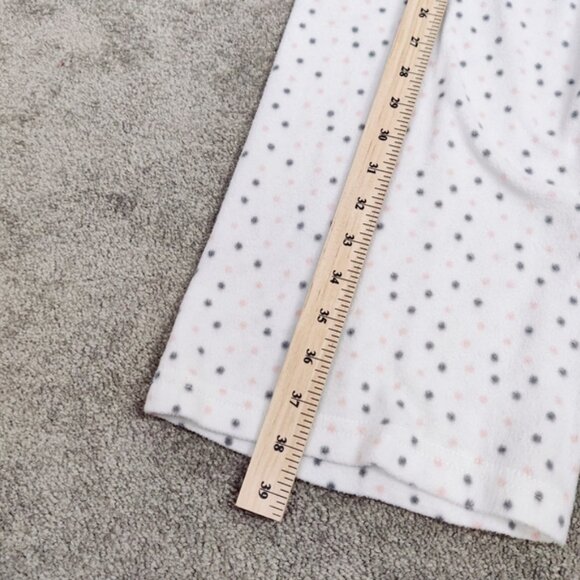 Cuddly Canuckies Women's Polka Dot Fleece Loungewear Pants Size Small Sweatpants - Picture 8 of 11